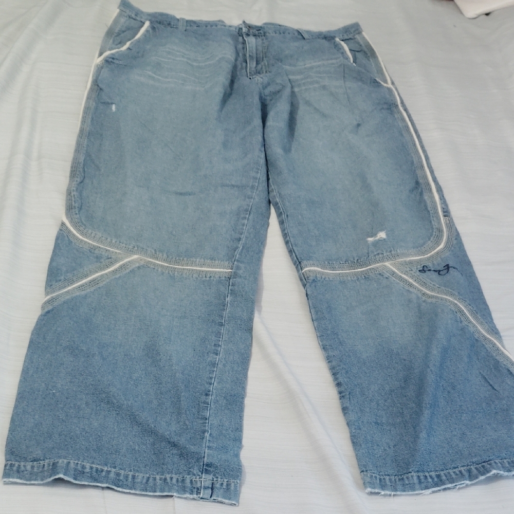 Sean John Relaxed Fit Light Blue Jeans